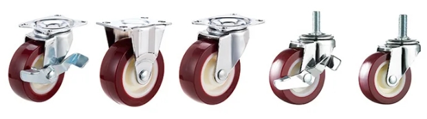 Red lightweight wheels